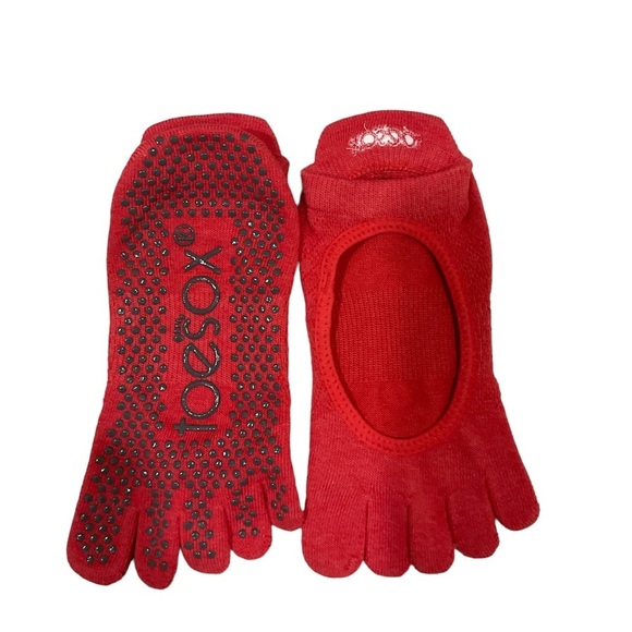 New Toesox Full Toe Ancle Grip Socks, M - Picture 2 of 2